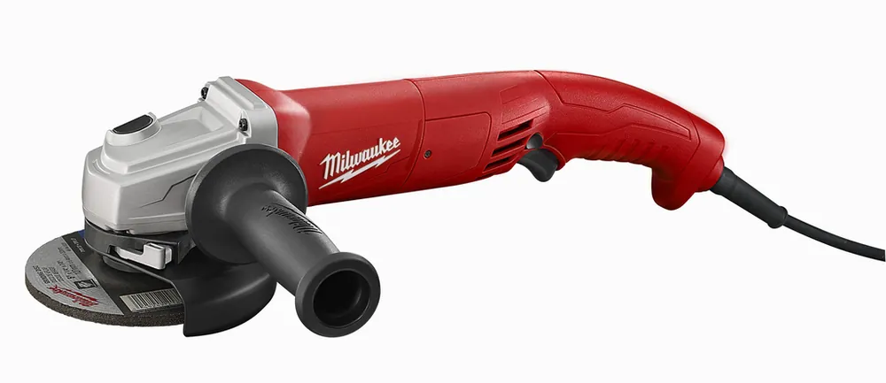 SK0444513-US20260702-105043-0 Milwaukee 6121-31A 11 Amp 5 In. Small Angle Grinder Trigger Grip, AC/DC, No Lock - Image 1