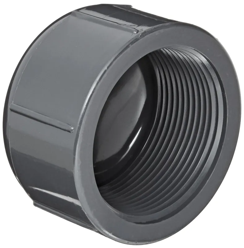 Spears Manufacturing 848-040 PVC Pipe Fitting Cap Schedule 80 4 NPT Female