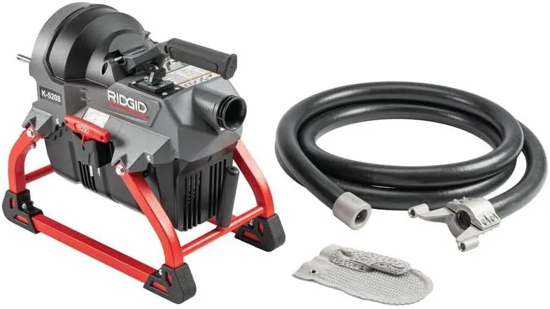 SK0445309-US20260702-105043-0 RIDGID 61688 K-5208 Drain Cleaner Machine with Guide Hose 115V - Image 1