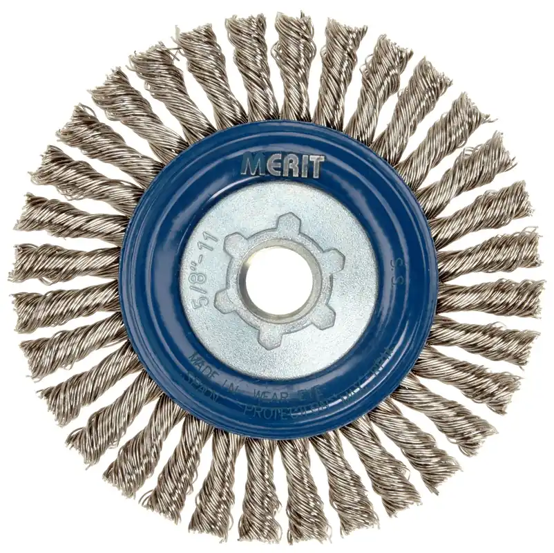 Norton 69936653351 Stringer Bead Knot Wire Brush 6 inches