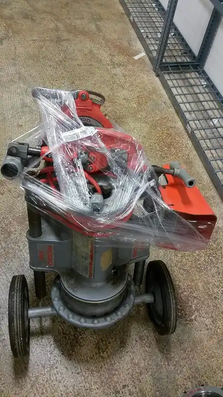 SK0445658-US20260702-105043-0 RIDGID 41855 Power Drive Threading Machine, 38 RPM, 115V, 1/2 HP - Image 1