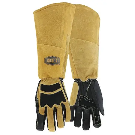 SK0446057-US20260702-105043-0 Ironcat 9070/M Stick Welding Gloves, Goatskin Palm, M, PR - Image 1