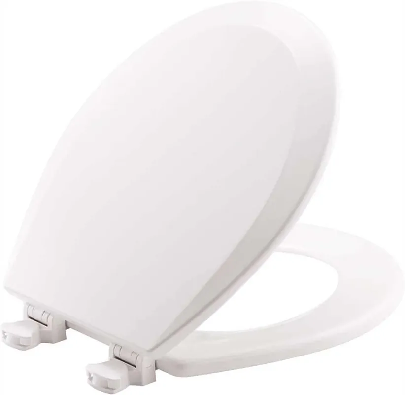 SK0446221-US20260702-105043-0 Bemis 500EC 000 Round Closed Front Toilet Seat in White - Image 1