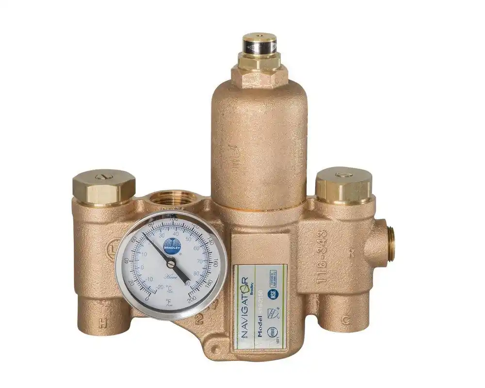 SK0446301-US20260702-105043-0 Bradley S19-2150 Navigator 3/4 in. NPT Mixing Valve - Image 1