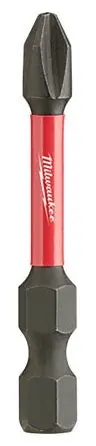 Milwaukee 48-32-4602 SHOCKWAVE 2 PHILLIPS #2 Power Bits (5 Pack)
