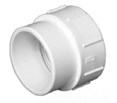 CHARLOTTE PIPE PVC001051400 6 in. Spigot x Female PVC DWV Fitting Cleanout Adapter
