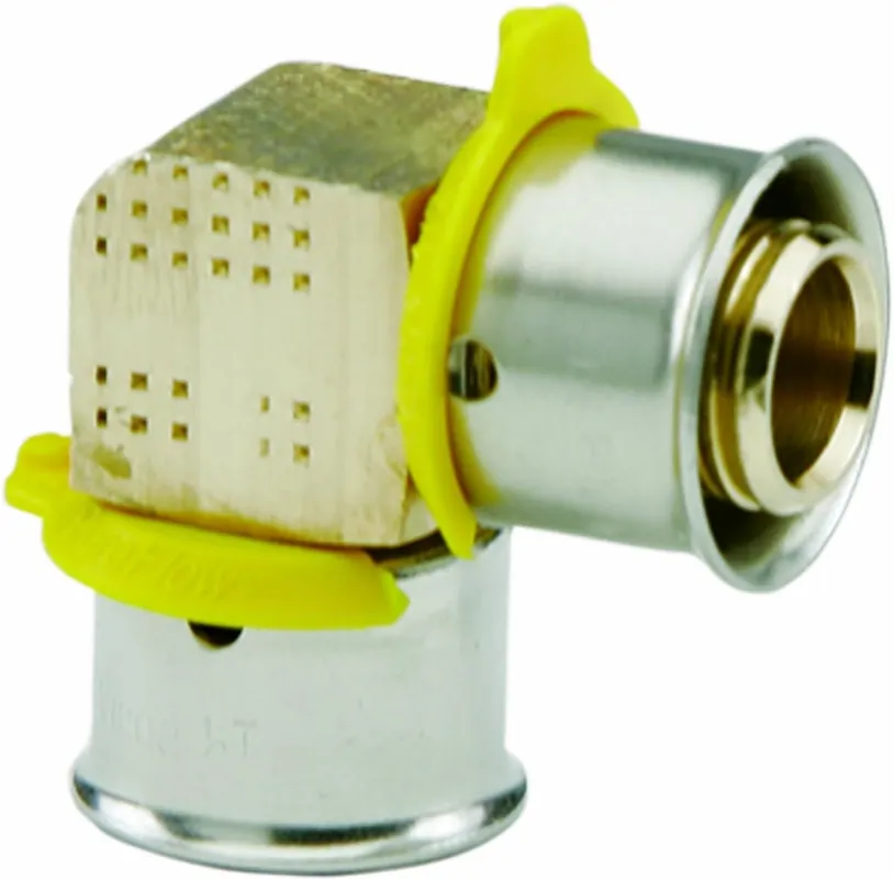 Viega 93560 PureFlow Zero Lead Bronze PEX Press Elbow with 1-Inch Press x Press