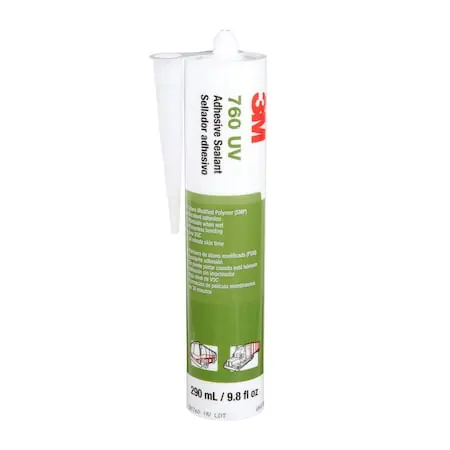 3M 7100139501 Adhesive Sealant 760 UV White 290 Ml Cartridge