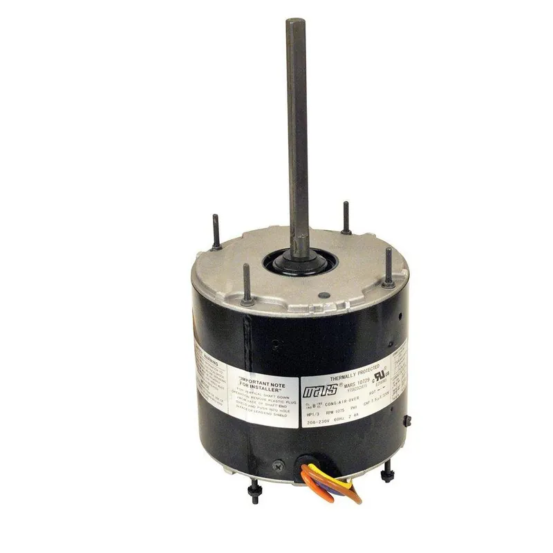 SK0446910-US20260702-105043-0 Mars 10728 Single Speed Condenser Fan Motor 1/4 HP 208/230 Volt 1075 RPM - Image 1