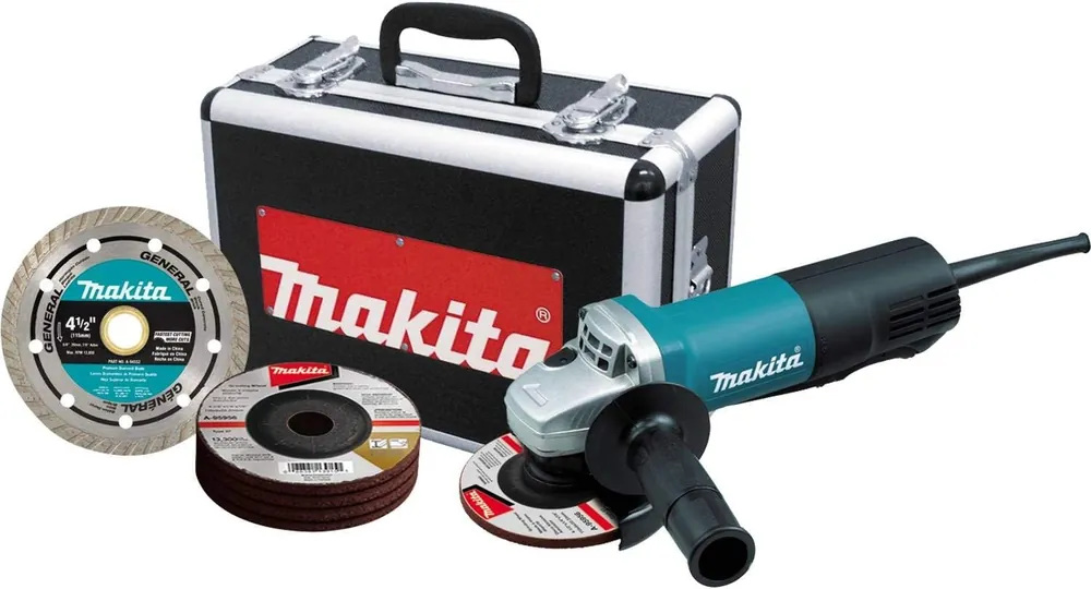 SK0446991-US20260702-105043-0 Makita 9557PBX1 4-1/2 Paddle Switch Cut-Off/Angle Grinder - Image 1