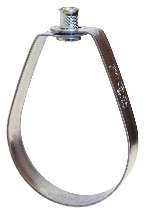 Anvil 0500301775 Fig 69 3 x 3/8 in. Pre-Galvanized and Zinc Plated Carbon Steel Swivel Ring Hanger