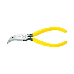Klein D302-6 Curved Long-Nose Pliers 6-1/2-Inch