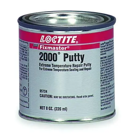 SK0447288-US20260702-105043-0 Loctite 235579 Gray Fixmaster 2000 Degrees F Putty 8 oz Can - Image 1