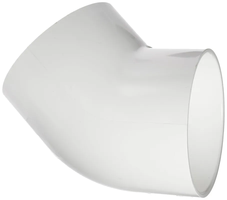 SK0447350-US20260702-105043-0 Spears 417-025 PVC Pipe Fitting 45 Degree Elbow Schedule 40 2-1/2 Socket - Image 1