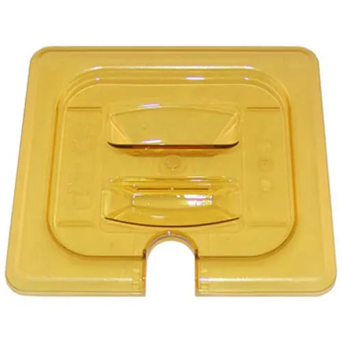 Lid Pan 1/6 Size 150 W Handle for Cambro  CAM60HPCHN-150