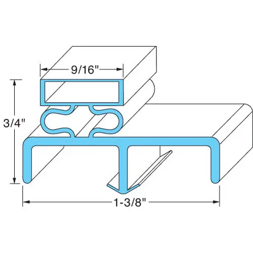 DOOR GASKET 23-1/2 X 58 505969-02 for Victory VIC505969-02