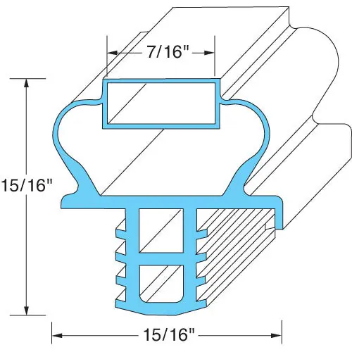 SK0448712-US20260702-105043-0 DOOR GASKET for Delfield 1701189 - Image 1