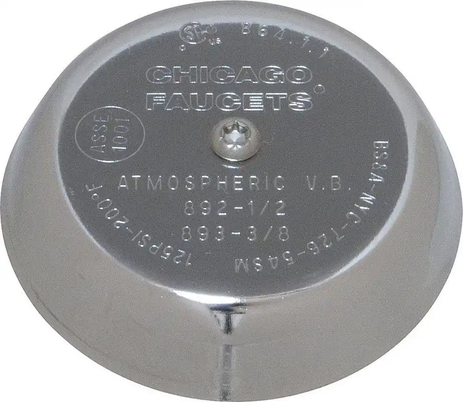 Chicago Faucets 892-254KJKCP Vacuum Breaker Cover and Screw Kit Chrome