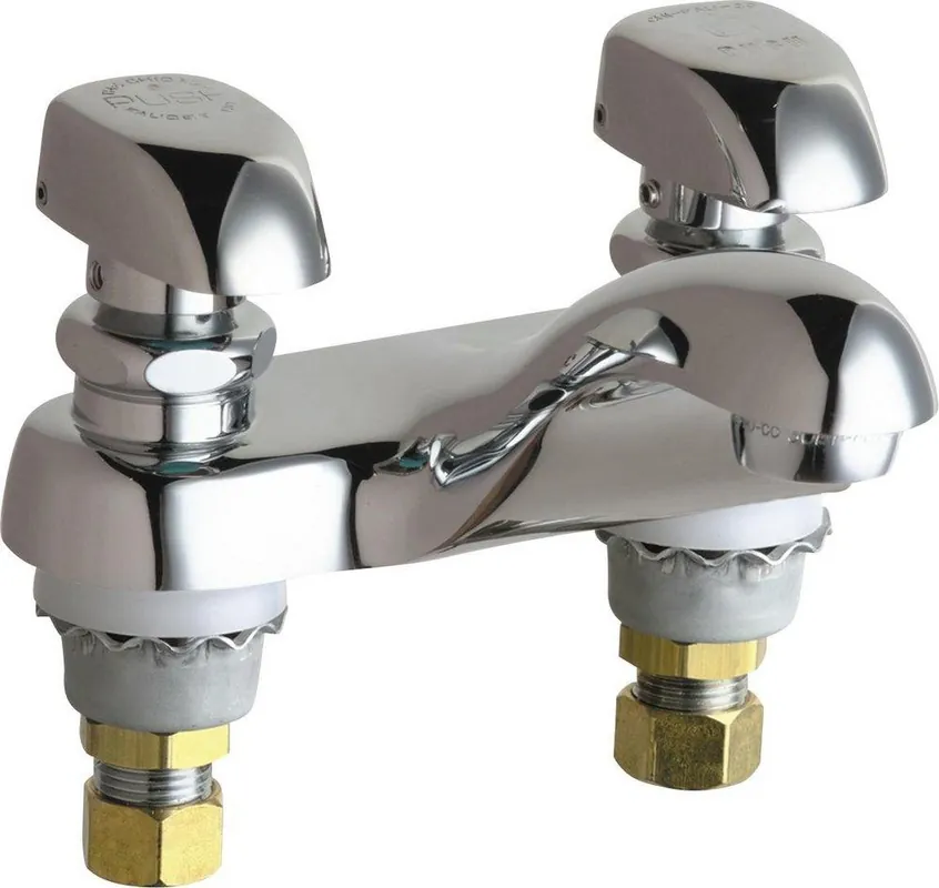 Chicago Faucets 802-665ABCP Lavatory Faucet 2.2 gpm 4 inch Center