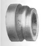 Ward 2XD.BER Black Cast Iron 125 lb. Reducing Coupling 2 IPF x 1/2 IPF