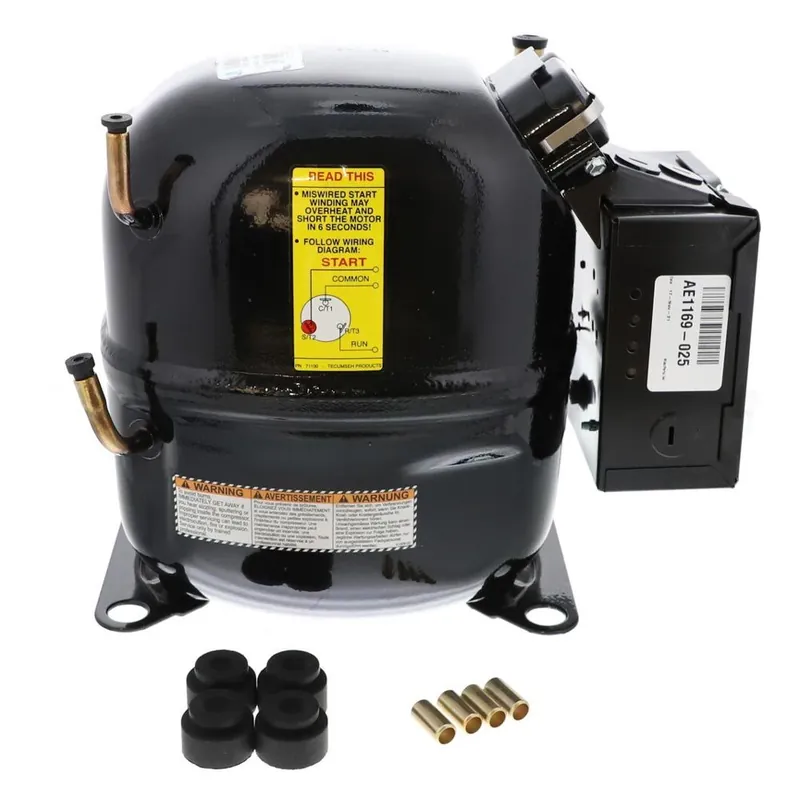 SK0450294-US20260702-105043-0 Tecumseh AJA4492YXA Reciprocating Compressor HBP R134A/R513A Refrigerant - Image 1