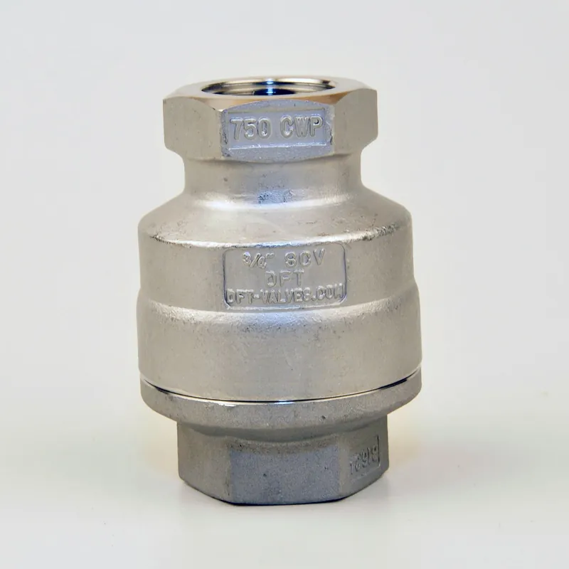Durabla 835D7B4A5 - SCV 3/4 NPT Stainless Check Valve (Old 8368)