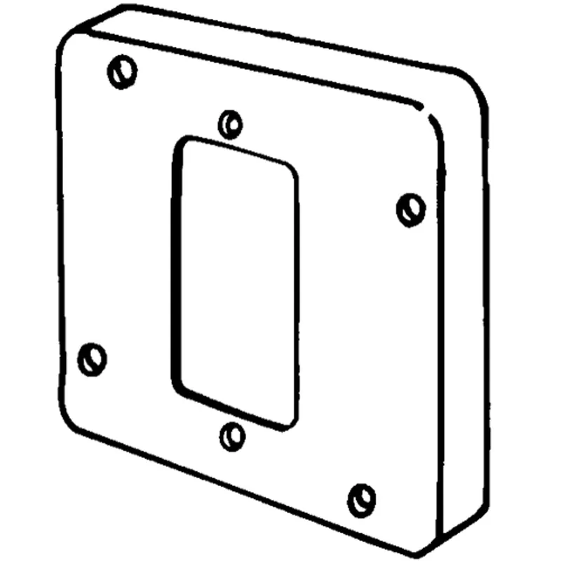 SK0450650-US20260702-105043-0 APPOZGCOMM 8484 Square Raised Surface Cover 4.6875 X 4.6875 X 0.5 - Image 1