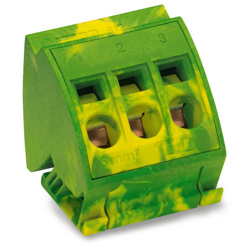 SK0450703-US20260702-105043-0 WAGO 812-110 Ground/Earthing Terminal Strip with 1-Deck/Level - Image 1