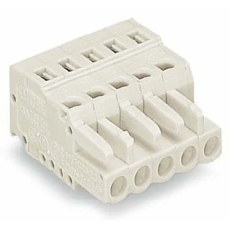WAGO 721-102/026-000 1-conductor female connector Cage Clamp 2.5 mm Pin spacing 5 mm 2-pole