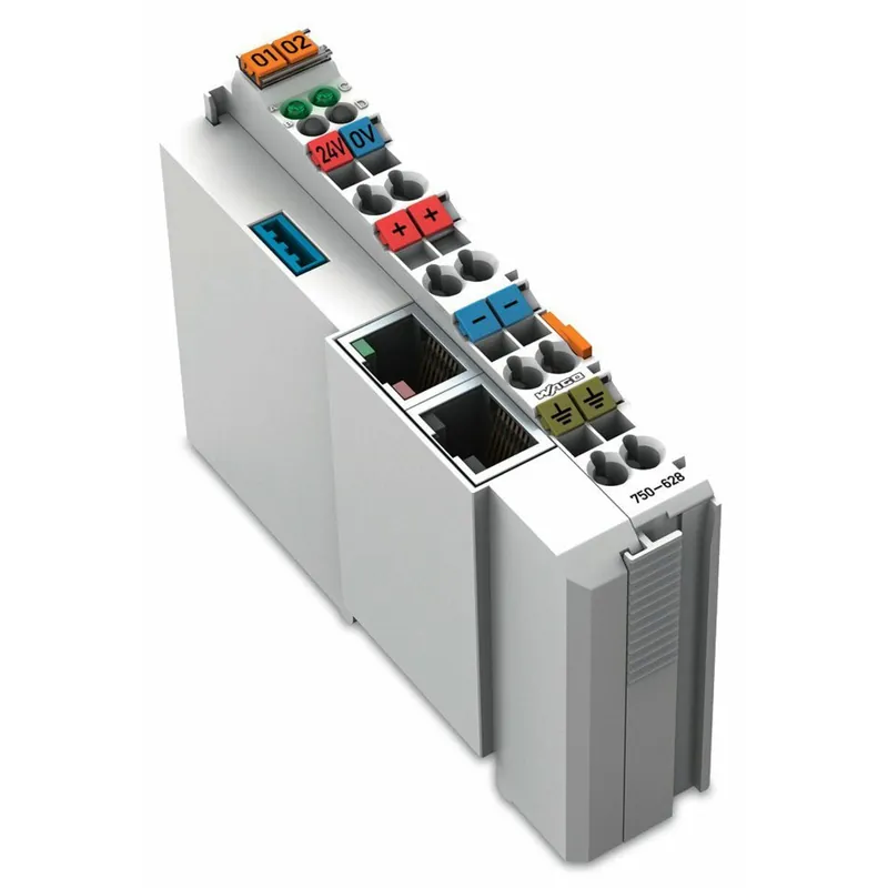 WAGO 750-628 Coupler Module for Bus Extension 24Vdc with RJ45 Connectors