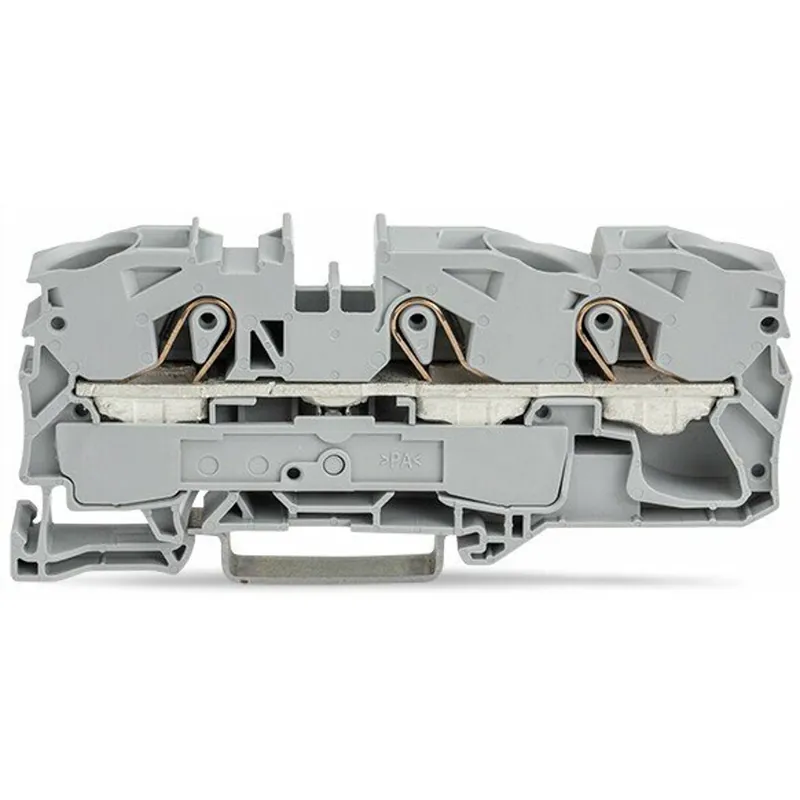 WAGO 2016-1305 Feed-through/thru terminal block with 1-deck/level + side and center marking slot - Suitable for Ex e II applications