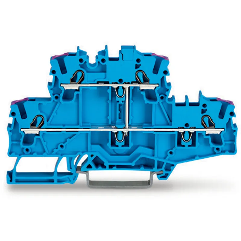 WAGO 2002-2709 Neutral-through Terminal Block with 2-decks/levels (double-deck) - Suitable for Ex e II / Ex I applications