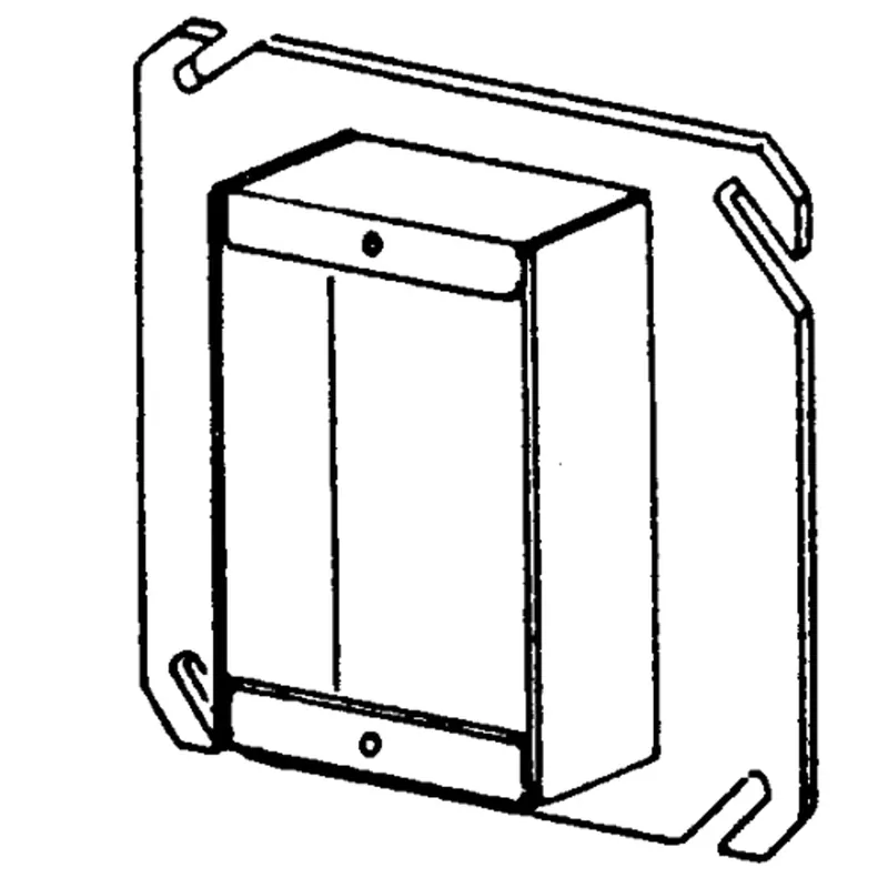 APPOZGCOMM 846-200 Features:Configuration Single Device, Standard:UL E18095, Material:Steel, Shape:Square, Size:4 X 4 X 2IN, Cubic Capacity:14.8CI