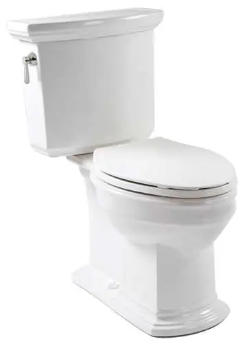 Mansfield Plumbing 106-WHITE Barrett SmartHeight Toilet Tank 1.6 GPF Replacement 4115-106