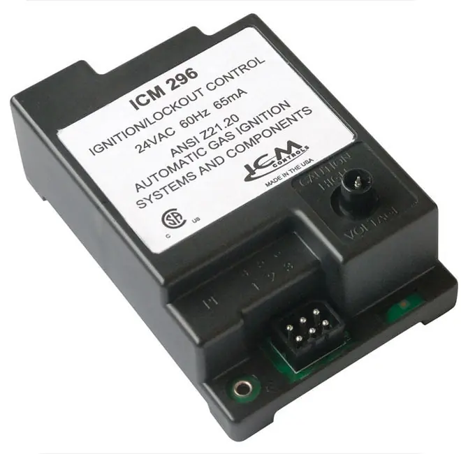 SK0451368-US20260702-105043-0 ICM Controls ICM296 Gas Ignition Control Module 24 VAC 50/60 Hz - Image 1