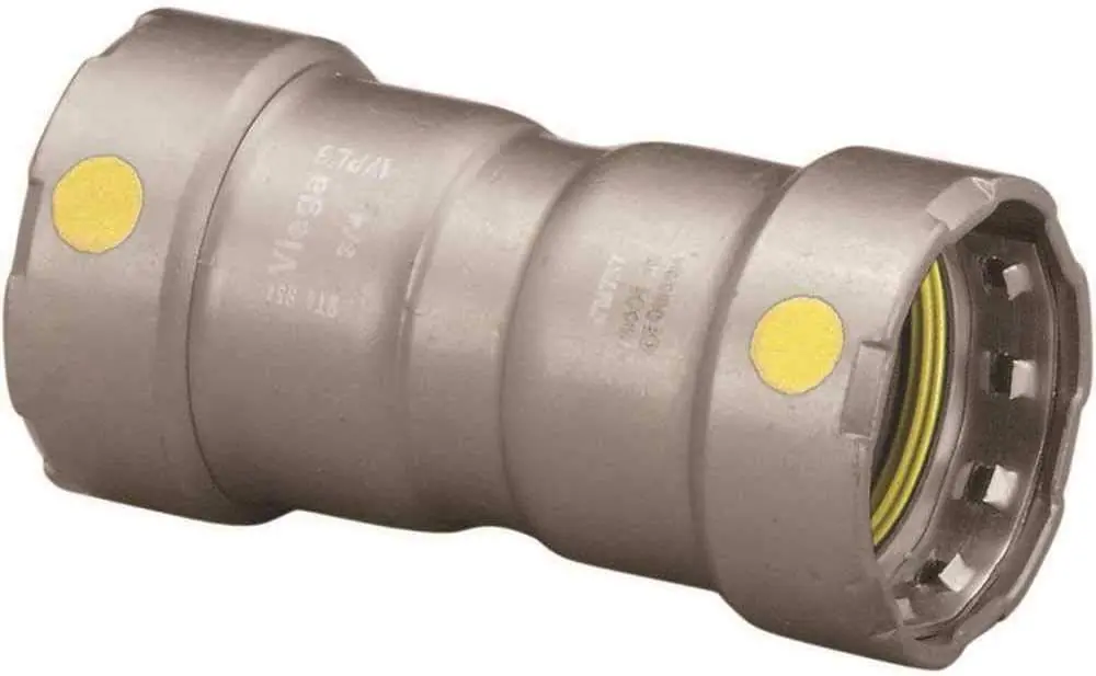 Viega 25011 MegaPressG Carbon Steel Coupling With Stop 1 inch - Replacement 25011