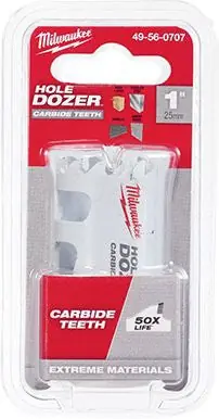 Milwaukee 49-56-0707 1 Hole Dozer with Carbide Teeth
