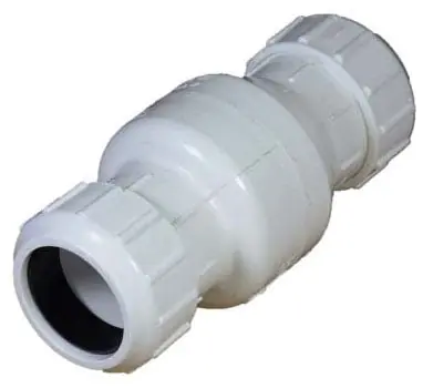 SK0451511-US20260702-105043-0 NDS 1500-20 PVC Swing Check Valve 2 Inch Union Compression 125 PSI - Image 1