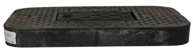 SK0451578-US20260702-105043-0 NDS D1200-DIRBL Water Meter Box Cover Black Plastic Drop-In - Image 1