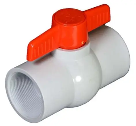 SK0451703-US20260702-105043-0 NDS E1320-10 Ball Valve Schedule 40 White PVC - Image 1