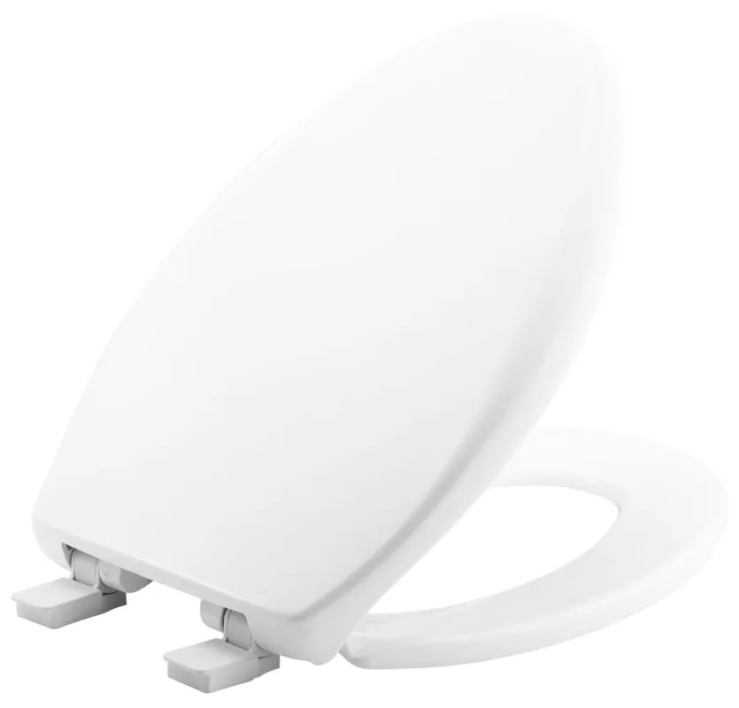 Bemis 1200E4-346 Affinity Elongated Plastic Toilet Seat Biscuit with STA-TITE Seat Fastening System Replacement 1200E3