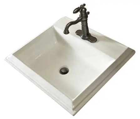 SK0452016-US20260702-105043-0 Mansfield Plumbing 254-8 Rectangular Drop-In Bathroom Sink with Concealed Overflow - White - Image 1