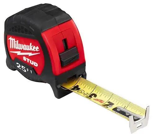 Milwaukee tool 48-22-9925 25' reinforced frame measuring tape