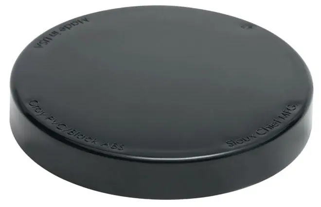 SK0452167-US20260702-105043-0 Sioux Chief 880-04P 4, Socket, Schedule 40, DWV-PVC, Round Head, Test Cap - Image 1