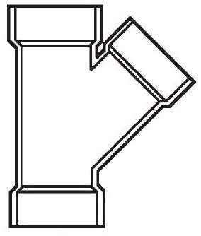 SK0452212-US20260702-105043-0 LASCO D601422 4x4x3 Inch PVC-DWV Reducing 45D Wye - Image 1