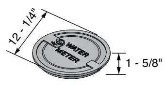 SK0452288-US20260702-105043-0 NDS D2400-LOCSWBL Water Meter Box Cover Solid Overlapping Locking - Image 1