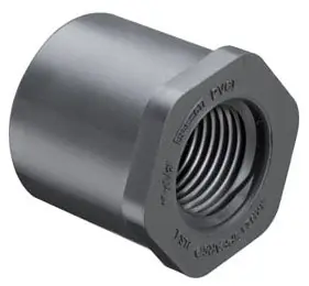 Spears 838-339 3x2.5 Inch PVC Reducing Bushing SpigotxFPT Sch80