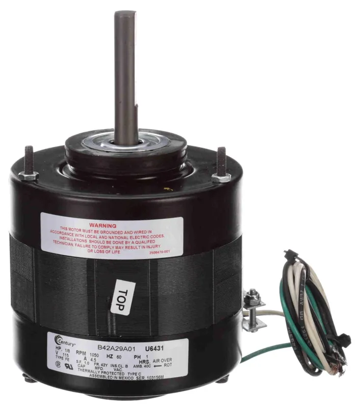 SK0452494-US20260702-105043-0 A.O. Smith U6431 Unit Heater Motor 1/8 HP 115 Volt AC 1050 RPM - Image 1