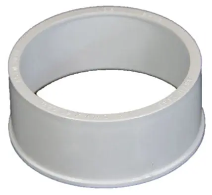 SK0452556-US20260702-105043-0 NDS 2P43 Sewer and Drain PVC Adapter 6 Inch DWV X Hub - Image 1