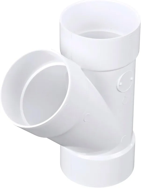 SK0452671-US20260702-105043-0 NDS 3P08 PVC 45 Degree Wye Hub x Hub x Hub White - Image 1